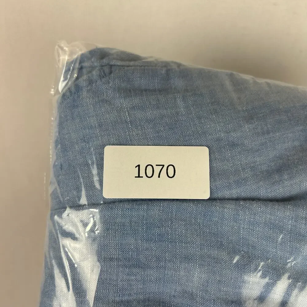Lorenzino Blue Linen Dress Pant Trousers Light Blue Men's Size 38 or US 33x29
